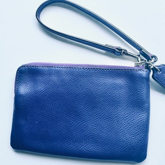 Coach Corner Zip Wristlet - Picture 6 of 7